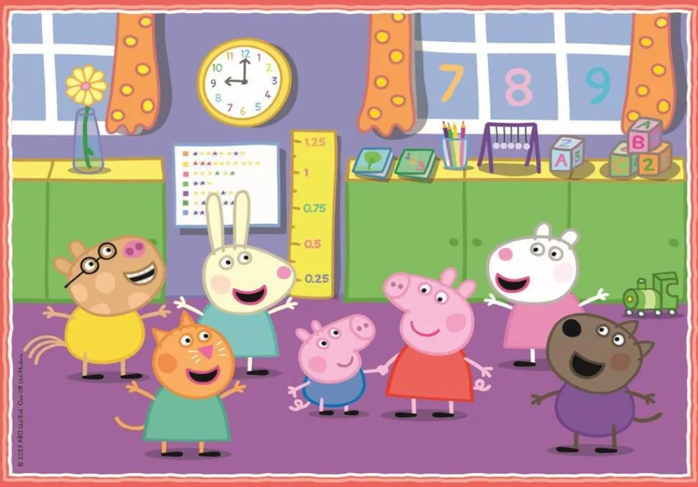 Clementoni Puzzle 4 En 1 - Peppa Pig^Enfant Puzzles Bébés Et Enfants