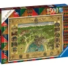 Ravensburger Puzzle 1500 pièces - La carte de Poudlard / Harry Potter^ Puzzles De 1500 À 1999 Pièces