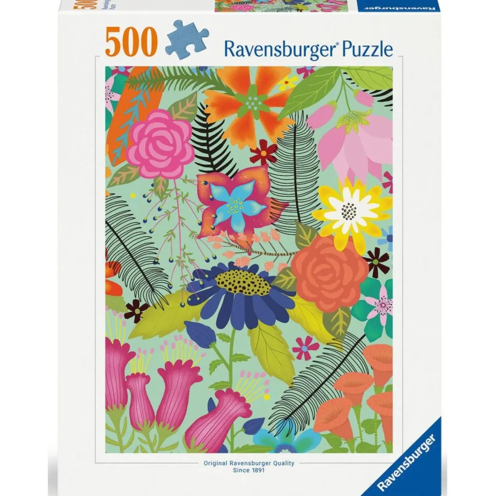 Ravensburger Puzzle 500 pièces jungle de fleurs^ Puzzles De 500 À 999 Pièces