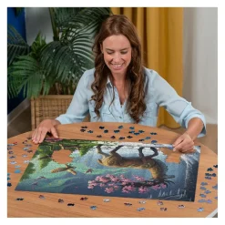 Ravensburger Puzzle 1000 pièces Le cerf du Printemps^ Puzzles De 1000 À 1499 Pièces