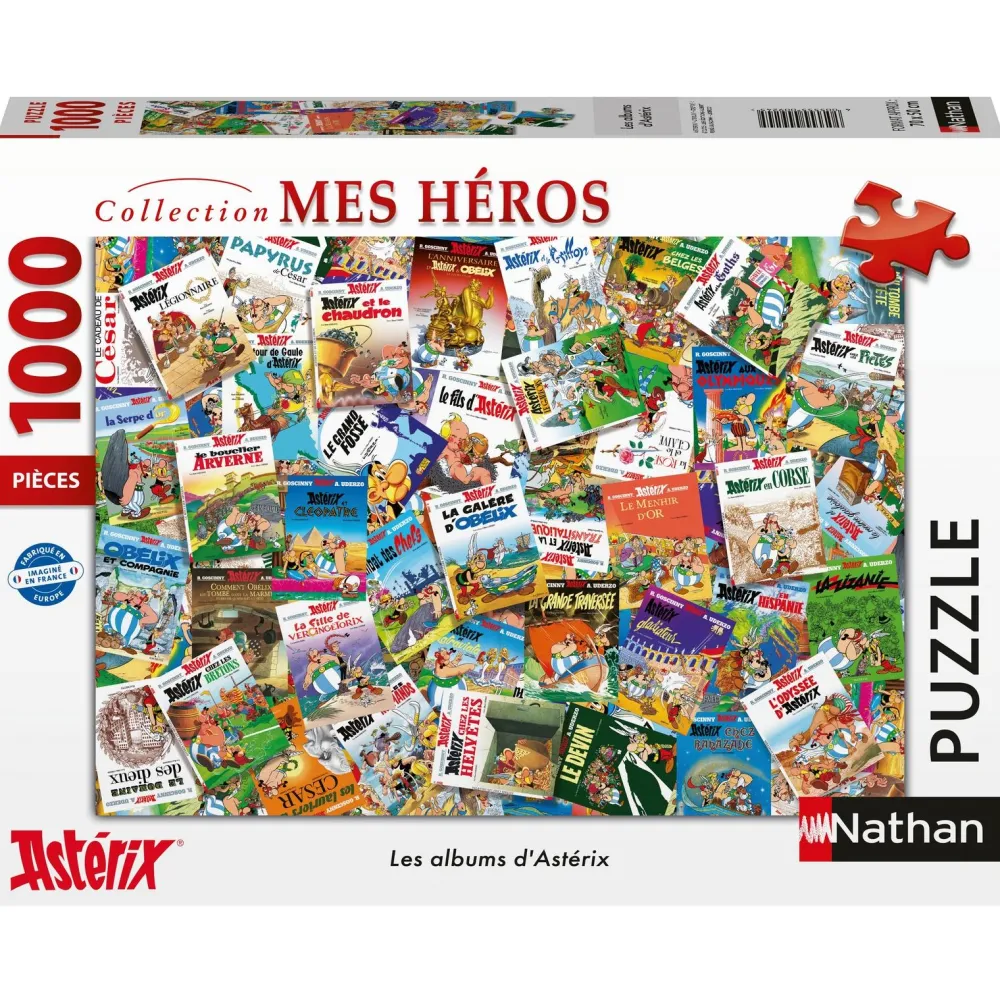 Nathan Puzzle 1000 pièces Les albums d'Astérix - Collection Mes héros^ Puzzles De 1000 À 1499 Pièces
