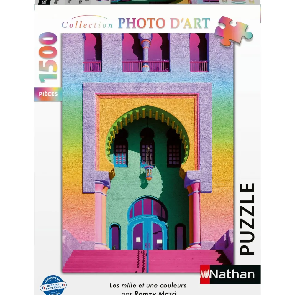 Nathan Puzzle 1500 pièces Les mille et une couleurs - Collection Photo Art^ Puzzles De 1500 À 1999 Pièces