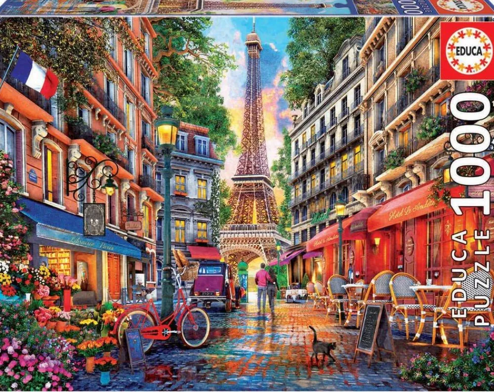 Educa Borras Puzzle 1000 pièces Paris par Dominic Davison^ Puzzles De 1000 À 1499 Pièces