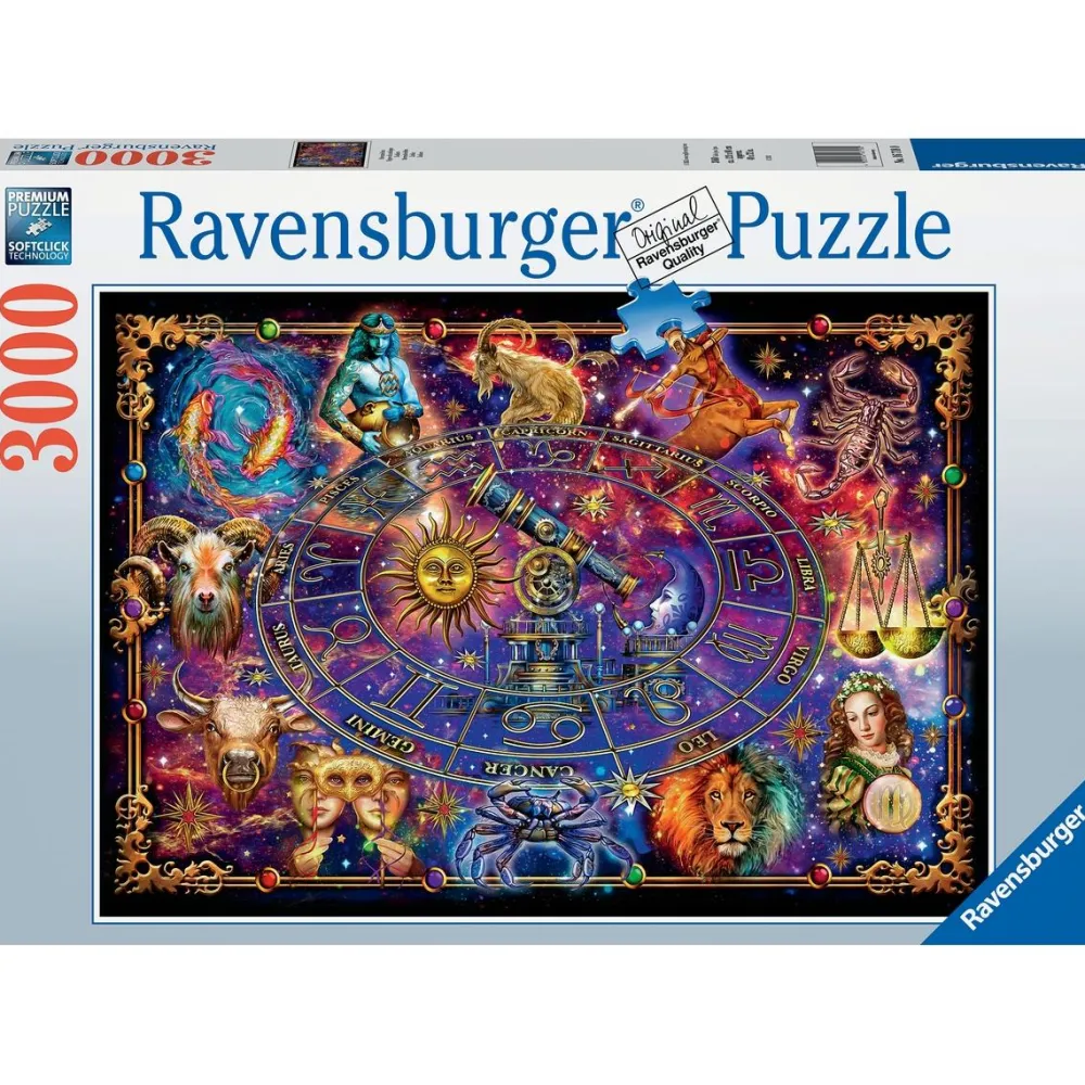 Ravensburger Puzzle 3000 Pièces - Signes du Zodiaque^ Puzzles De Plus De 2000 Pièces