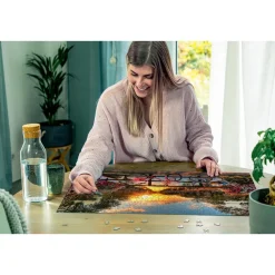 Ravensburger Puzzle 1000 pièces - Amsterdam à vélo^ Puzzles De 1000 À 1499 Pièces