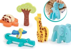 Ludi Puzzle 3D animaux en mousse^ Jouets À Encastrer Et À Empiler