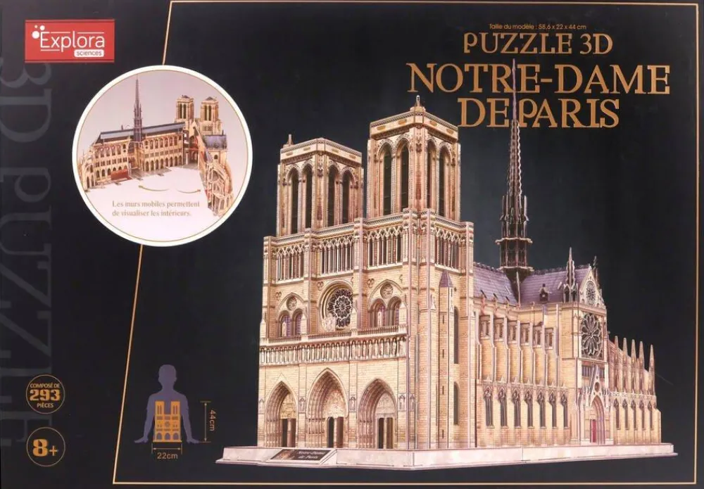 MGM Puzzle 3D Notre Dame de Paris^ Puzzles 3D