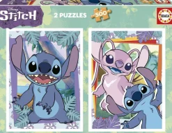 Educa Borras Puzzle Disney Stitch 2x500 Pièces - Référence 19732^ Puzzles De 500 À 999 Pièces
