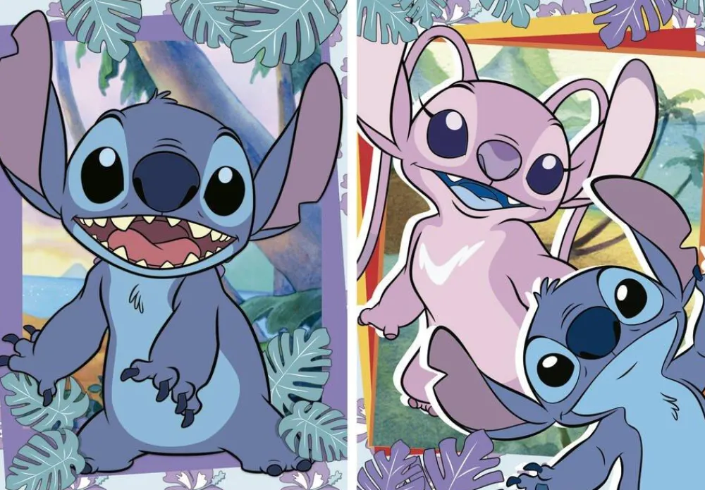 Educa Borras Puzzle Disney Stitch 2x500 Pièces - Référence 19732^ Puzzles De 500 À 999 Pièces