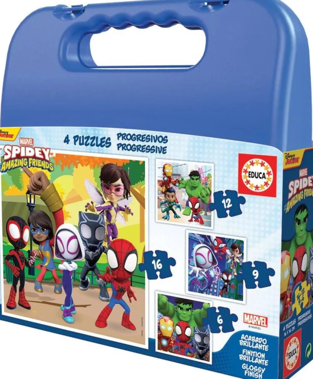 Educa Borras Puzzle - Spidey Et His Amazing Friends^Enfant Puzzles Bébés Et Enfants