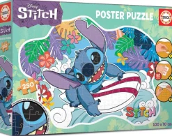 Educa Borras Puzzle Poster Stitch De 250 Pièces - Inclut Colle^ Puzzles De 100 À 499 Pièces
