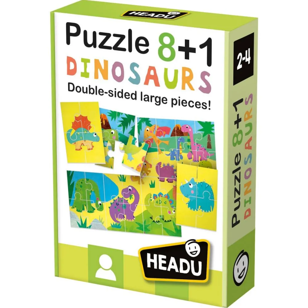Headu Puzzles dinosaures^Enfant Puzzles Bébés Et Enfants