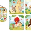 Janod Puzzles Évolutifs avec animaux de la ferme^Enfant Puzzles Bébés Et Enfants
