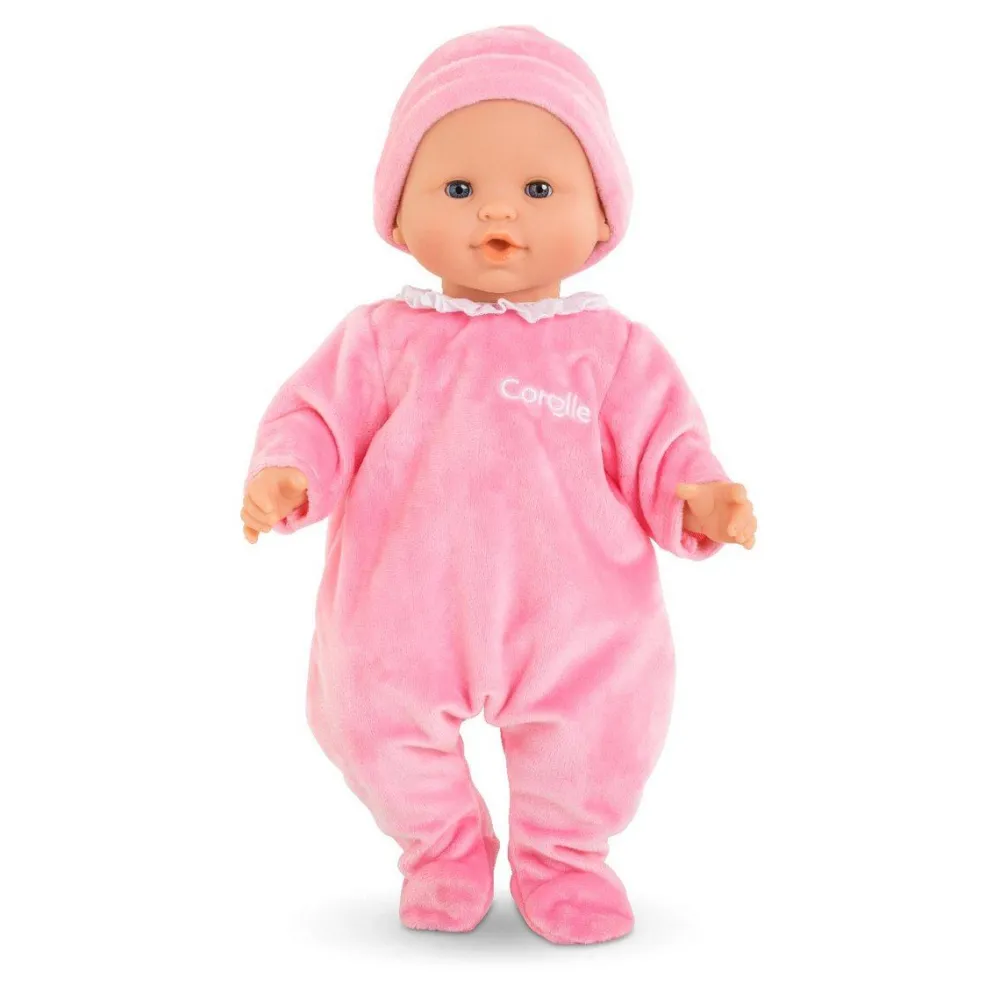Corolle Pyjama rose avec bonnet Mon Grand Poupon 36 cm^ Vêtements Pour Poupons Et Poupées