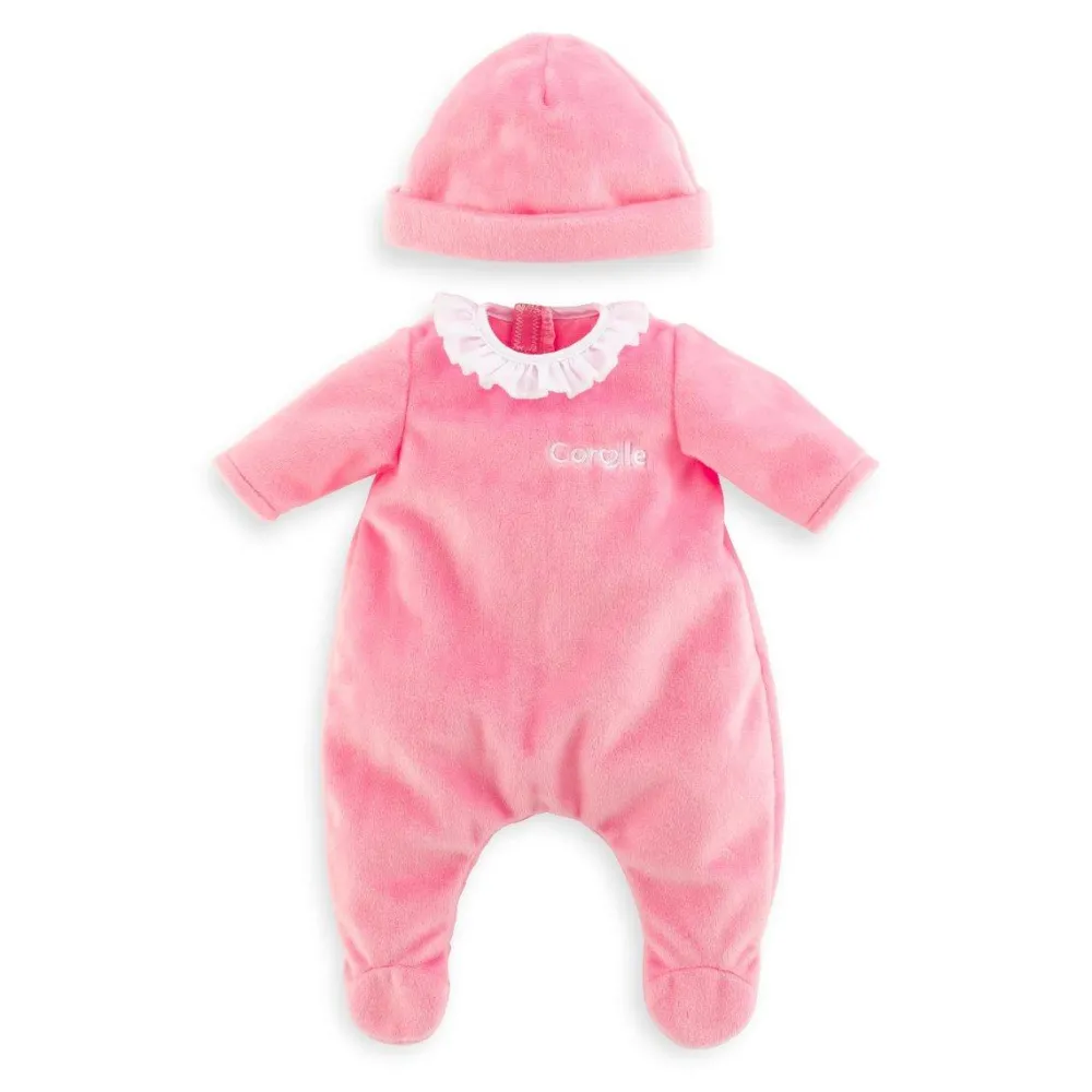 Corolle Pyjama rose avec bonnet Mon premier Poupon 30 cm^ Vêtements Pour Poupons Et Poupées