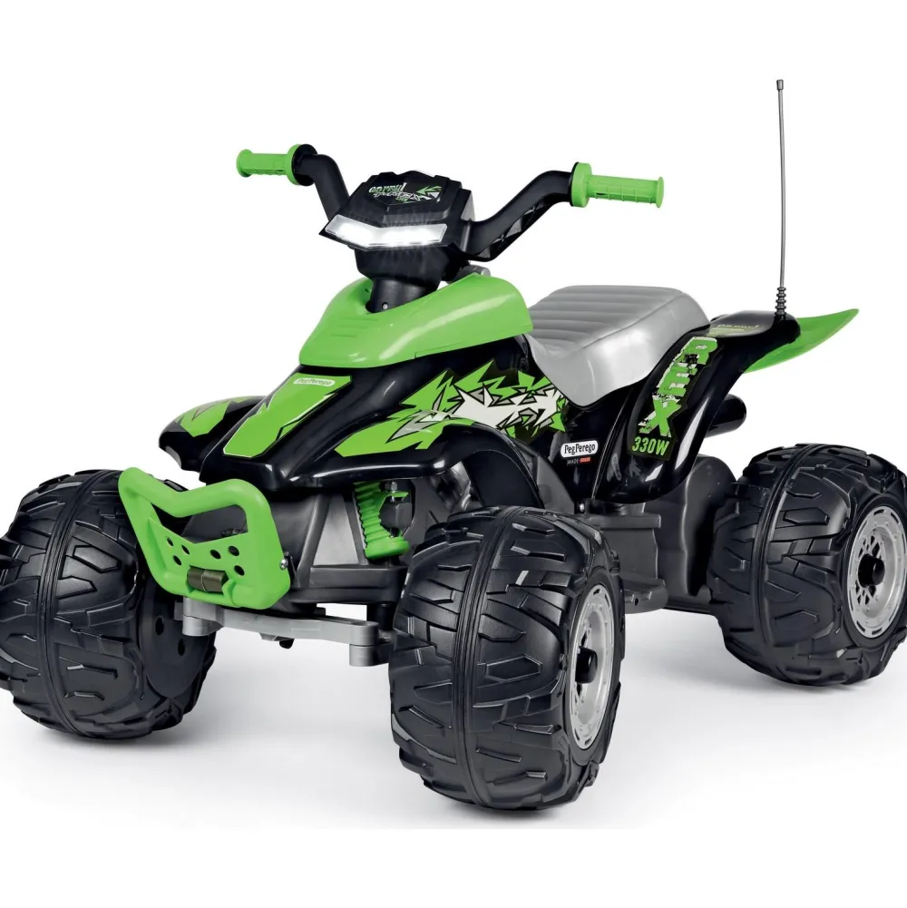 Peg Perego Quad corral TRex vert 12V - 330W^ Véhicules D'Extérieur