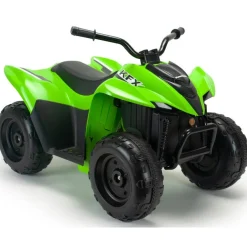 Injusa Quad Kawasaki ATV KFX90 12volt Quad électrique vert^ Véhicules D'Extérieur
