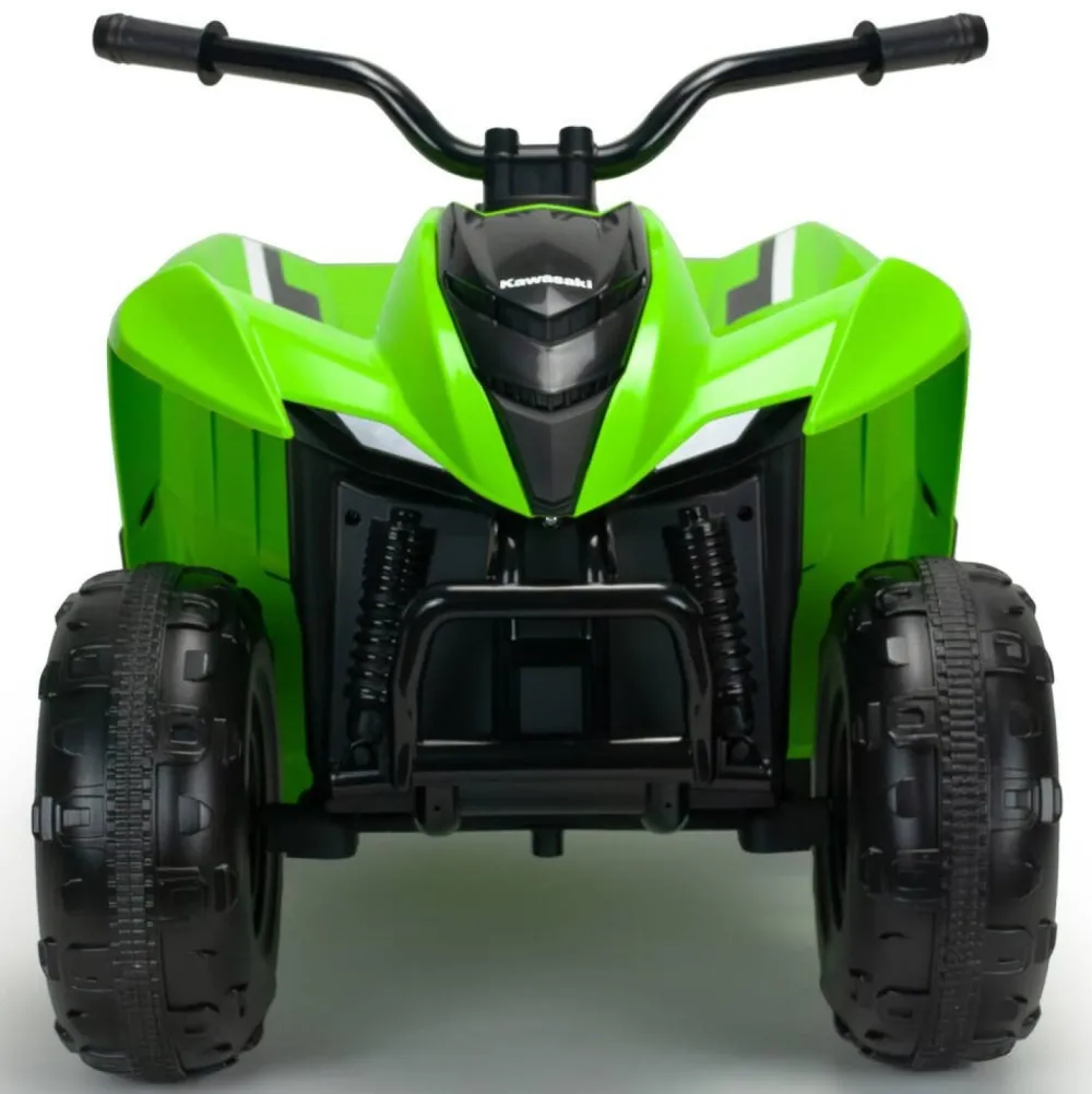 Injusa Quad Kawasaki ATV KFX90 12volt Quad électrique vert^ Véhicules D'Extérieur