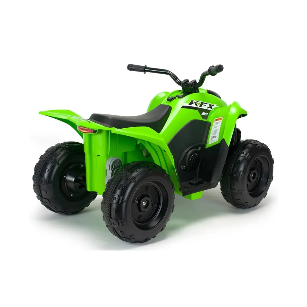 Injusa Quad Kawasaki vert KFX90 12v lithium^ Véhicules D'Extérieur