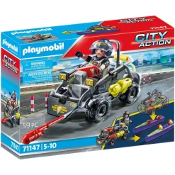 Playmobil Quad transformable bandit - 71147^ La Ville, La Police Et Les Secours