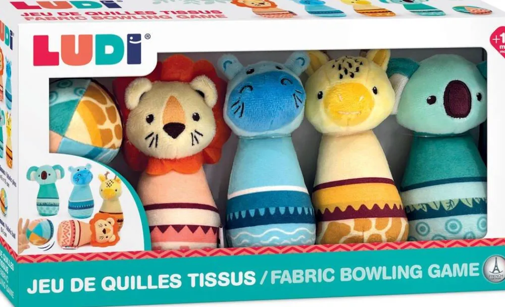 Ludi Quille tissus^ Jouets À Encastrer Et À Empiler