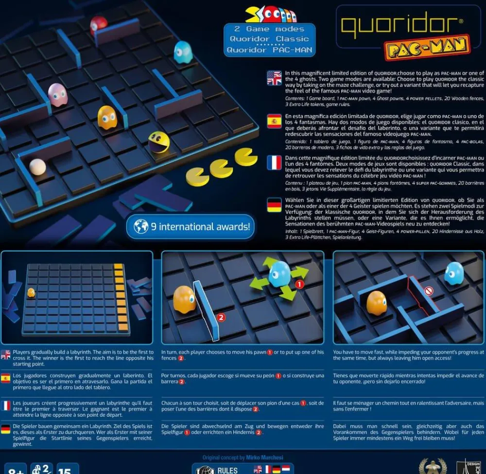 Gigamic Quoridor Pac Man^ Jeux De Stratégie Et De Réflexion