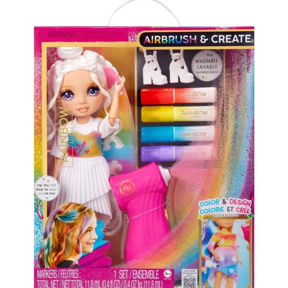 MGA Rainbow High color create airbrush^ Poupées Mannequins