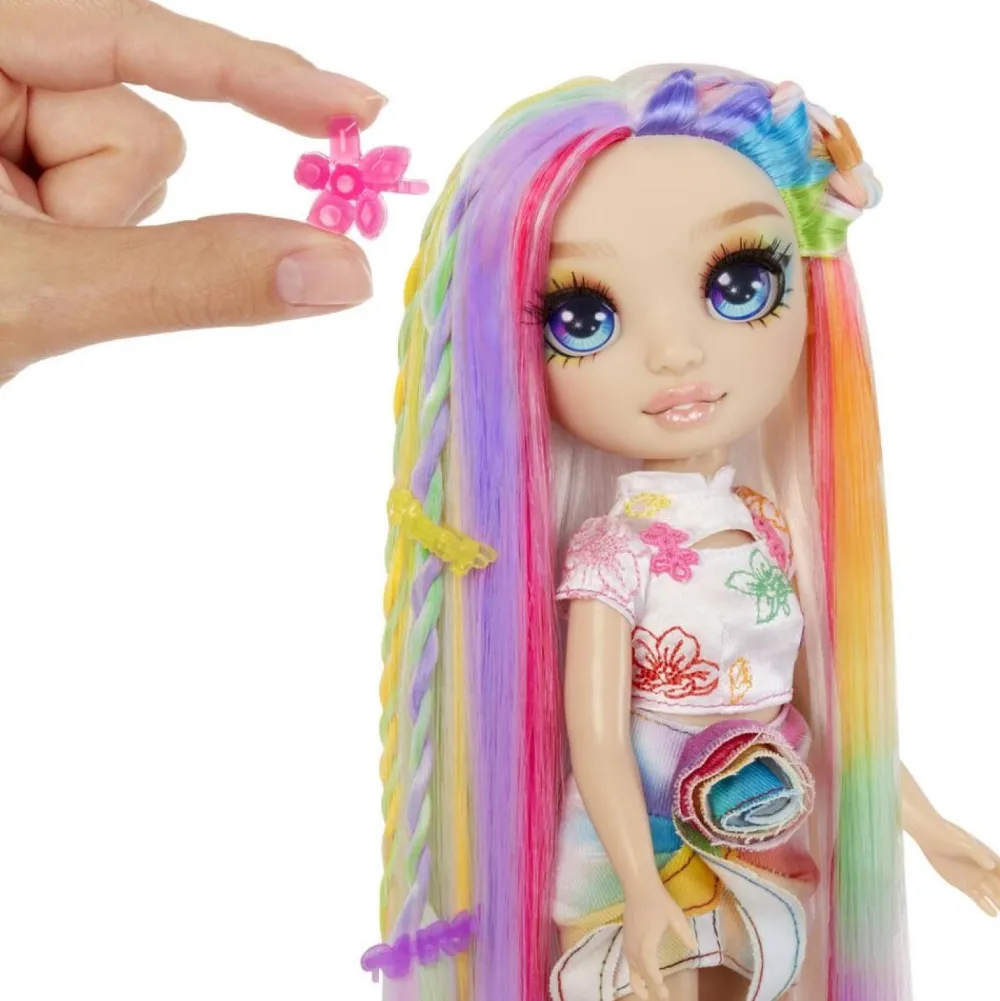 MGA Rainbow high studio craies et coiffures poupée Amaya^ Poupées Mannequins
