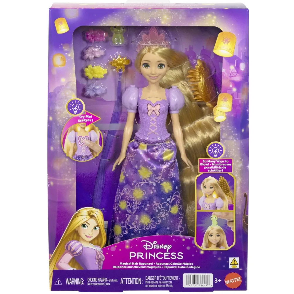 Mattel Raiponce chevelure magique^ Poupées Mannequins