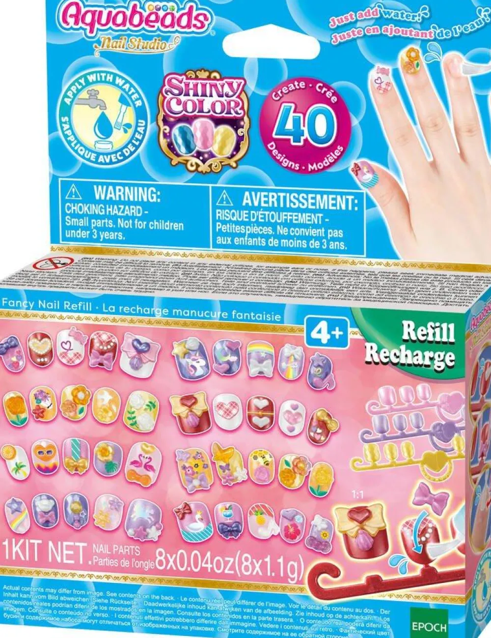 Aquabeads Recharge La manucure fantaisie^ Perles, Bijoux Et Perles À Repasser