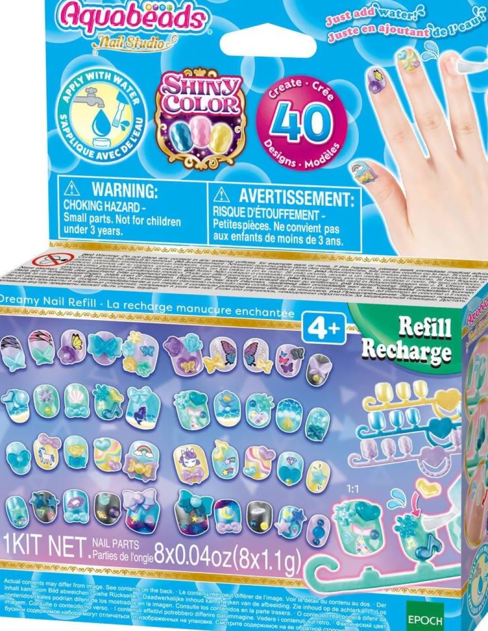 Aquabeads Recharge La manucure enchantée^ Perles, Bijoux Et Perles À Repasser