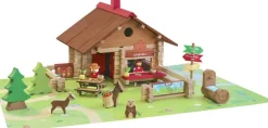 Jeujura Refuge De La Marmotte En Bois - , 150 Pièces^ Jeux De Construction En Bois