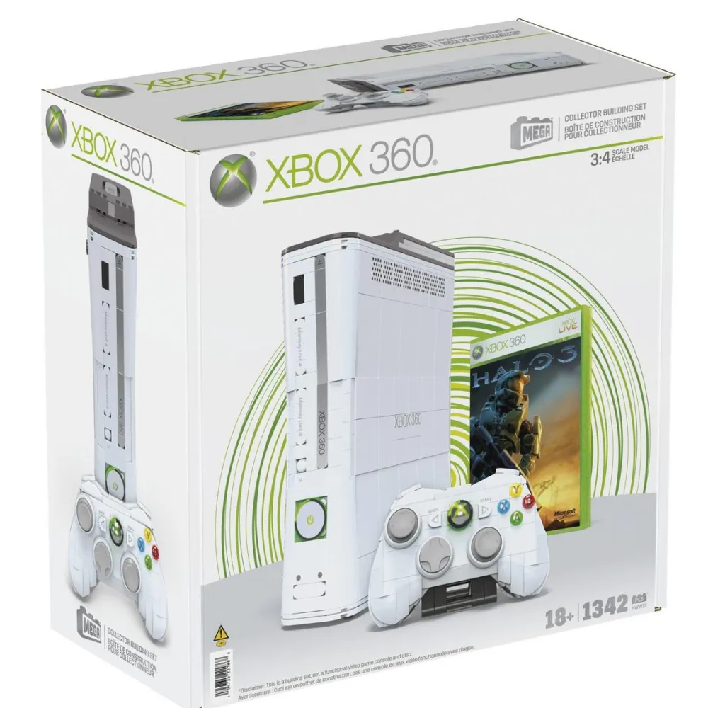 MEGA Replique à construire Microsoft XBOX 360 -^ Super Héros, Cinéma Et Jeux Vidéo