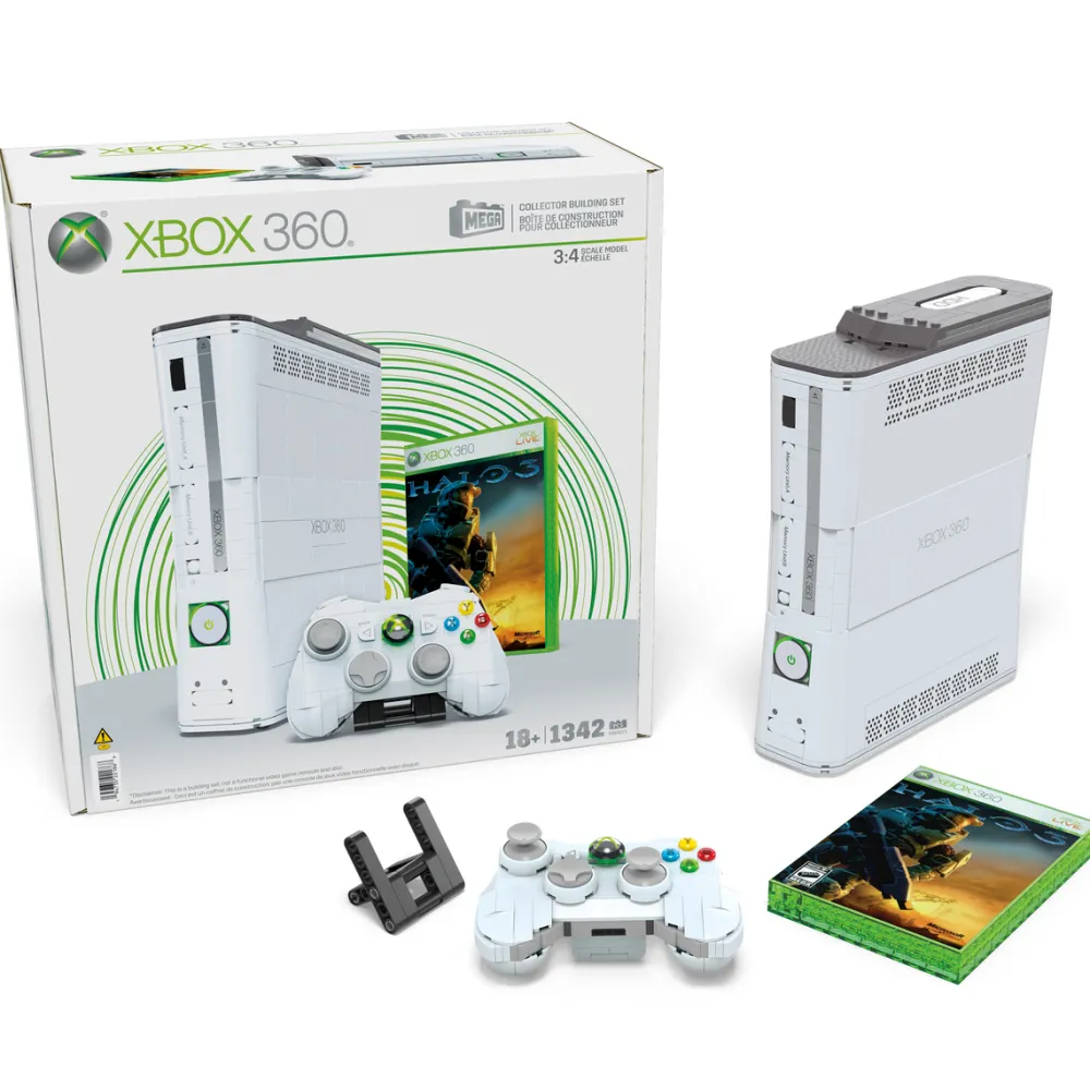 MEGA Replique à construire Microsoft XBOX 360 -^ Super Héros, Cinéma Et Jeux Vidéo