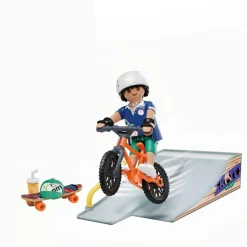 Playmobil Rider avec rampe de glisse 71798^ Le Sport, Les Loisirs Et Les Vacances