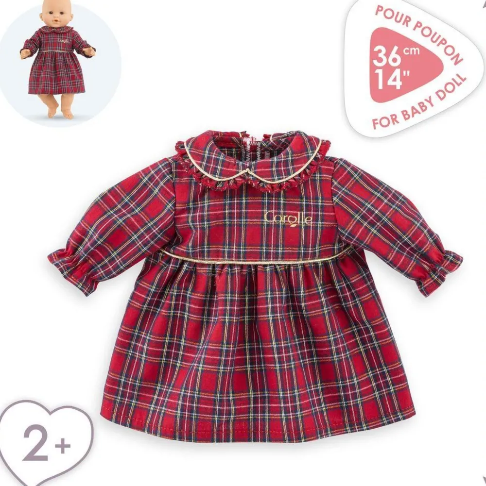 Corolle Robe en fêtes pour poupon 36 cm^ Vêtements Pour Poupons Et Poupées