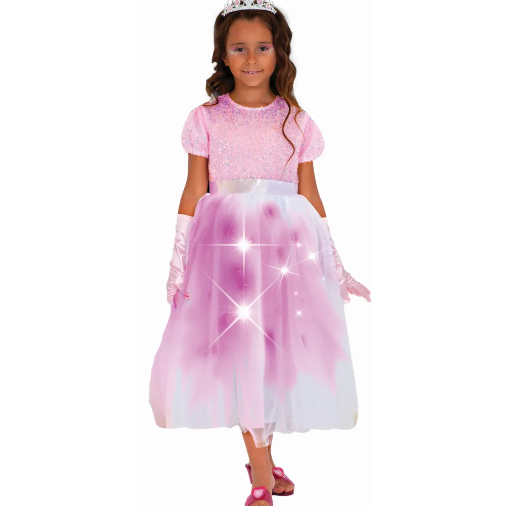 Rubies Robe de princesse Lumineuse sequins - Taille 3-4 ans^ Déguisements Princesses Et Fées