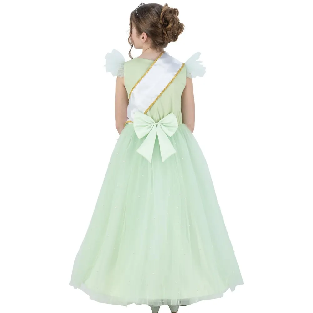 Robe Miss France Verte - 116 cm 6 ans^ Déguisements Princesses Et Fées