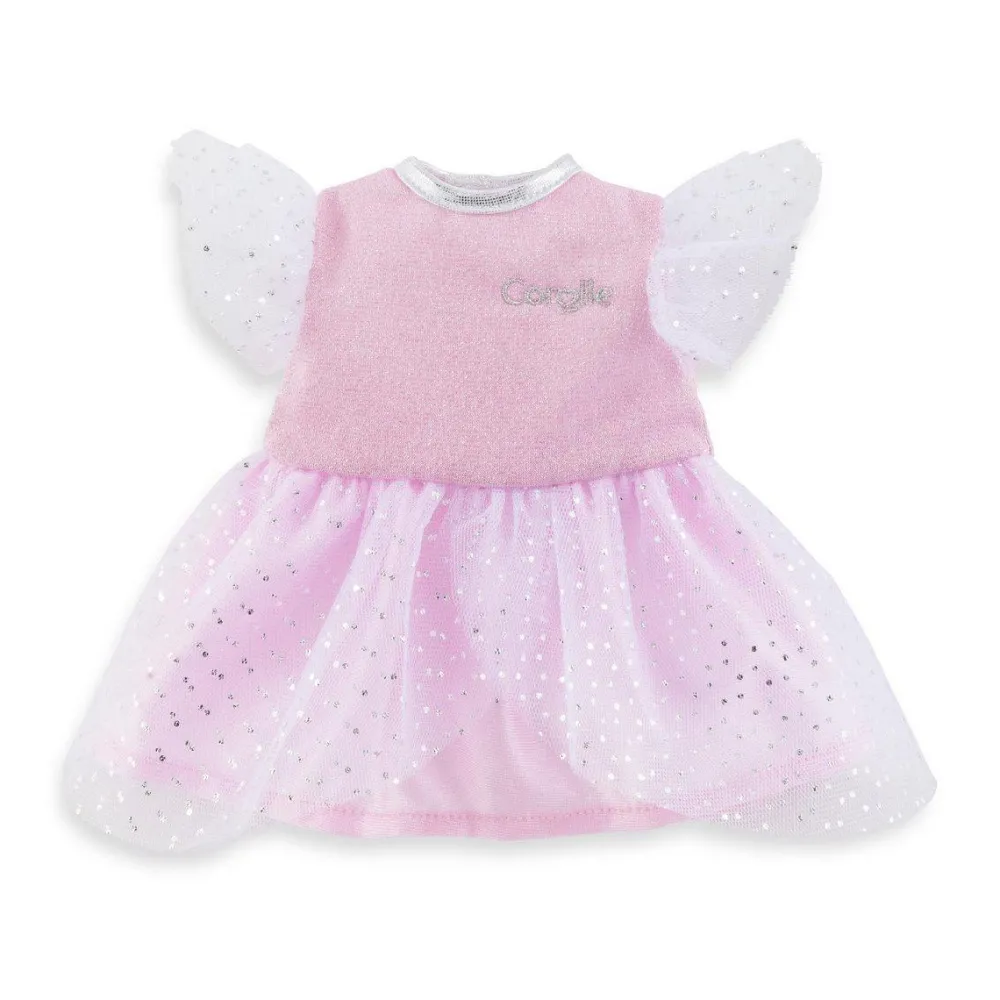 Corolle Robe rose à paillettes Ma^ Vêtements Pour Poupons Et Poupées