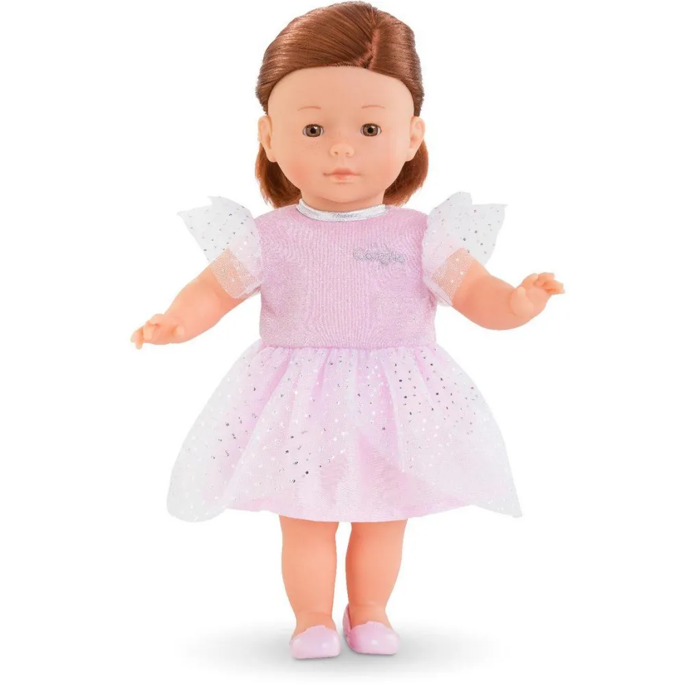Corolle Robe rose à paillettes Ma^ Vêtements Pour Poupons Et Poupées