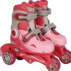 Moov'ngo Rollers évolutifs 3 roues rose taille 30-33^ Rollers, Skates Et Protections