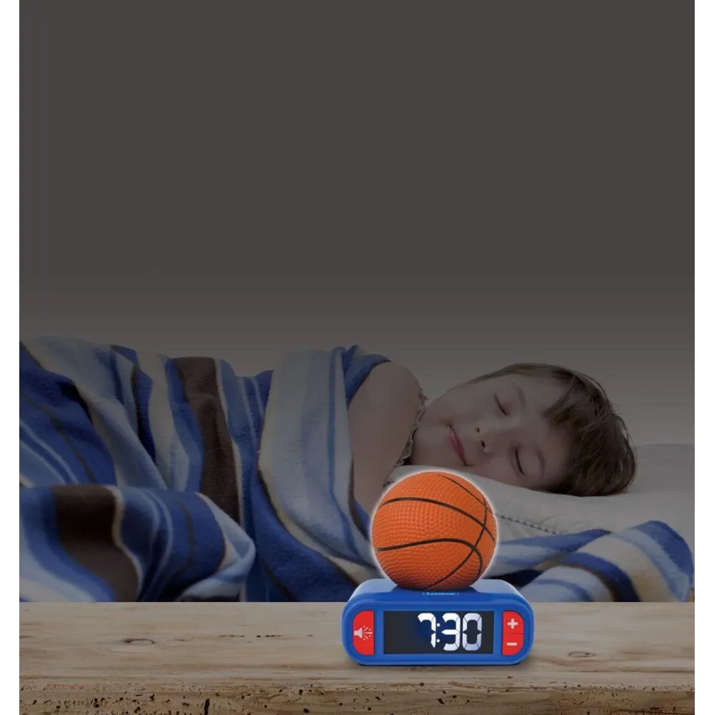 Lexibook Réveil veilleuse ballon de basket^ Réveils
