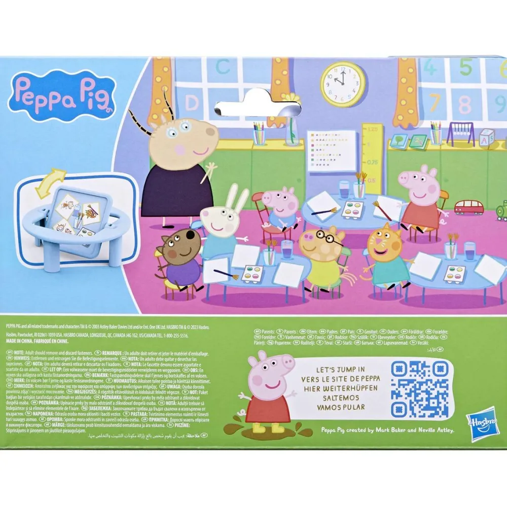 Hasbro Salle de classe de Peppa pig^ Les Héros Et Personnages