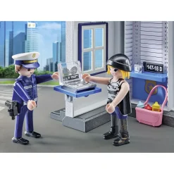 Playmobil Salle d'interrogatoire de police Starter Pack ACTION HEROES 71733^ La Ville, La Police Et Les Secours