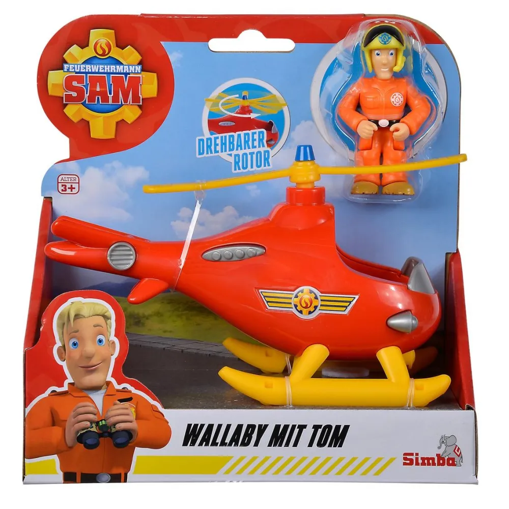 Simba Sam le Pompier - Hélicoptère Mini Wallaby^ Hélicoptères, Avions Et Vaisseaux Spatiaux