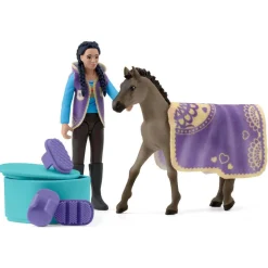 Schleich Séance de soin avec Kim - Mini monde^ La Ferme Et L'Univers Agricole