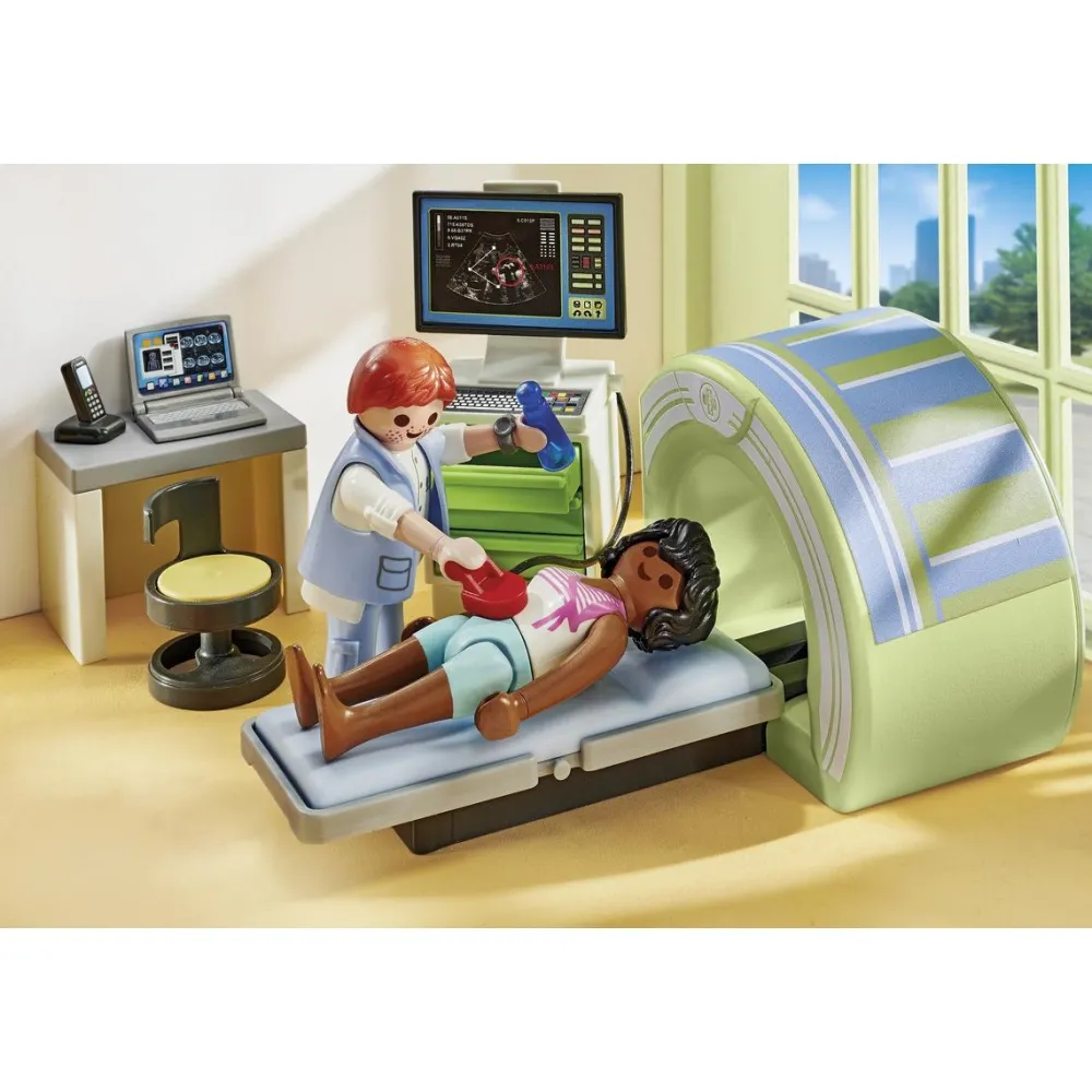 Playmobil Scanner médical avec patiente Action Heroes 71618^ La Ville, La Police Et Les Secours