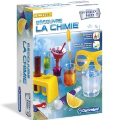 Clementoni Science & Jeu - Découvre La Chimie - Laboratoire De 50 Expériences^ Physique Et Chimie