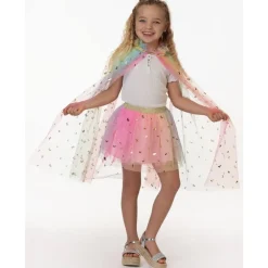 Set cape et tutu arc-en-ciel^ Déguisements Princesses Et Fées