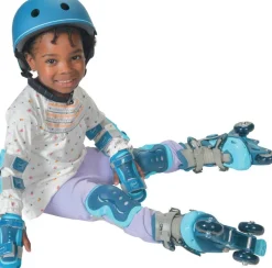 Moov'ngo Set de protections XS bleu^ Rollers, Skates Et Protections